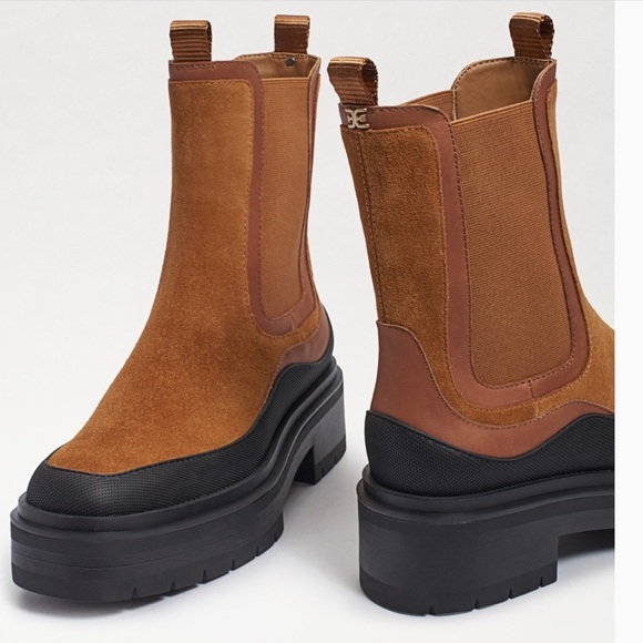 Sam Edelman Tan and Black Lulia Boots - Picture 7 of 16